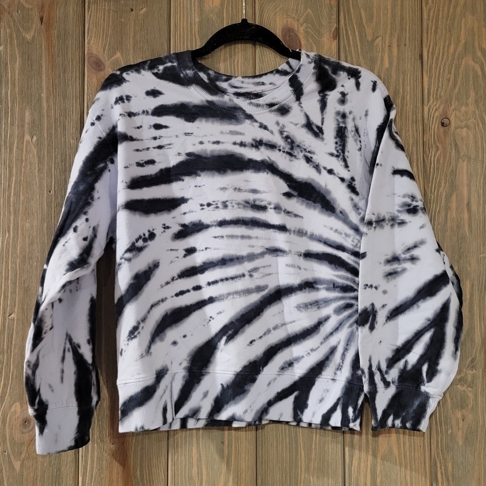 Anthro tie dye crewneck